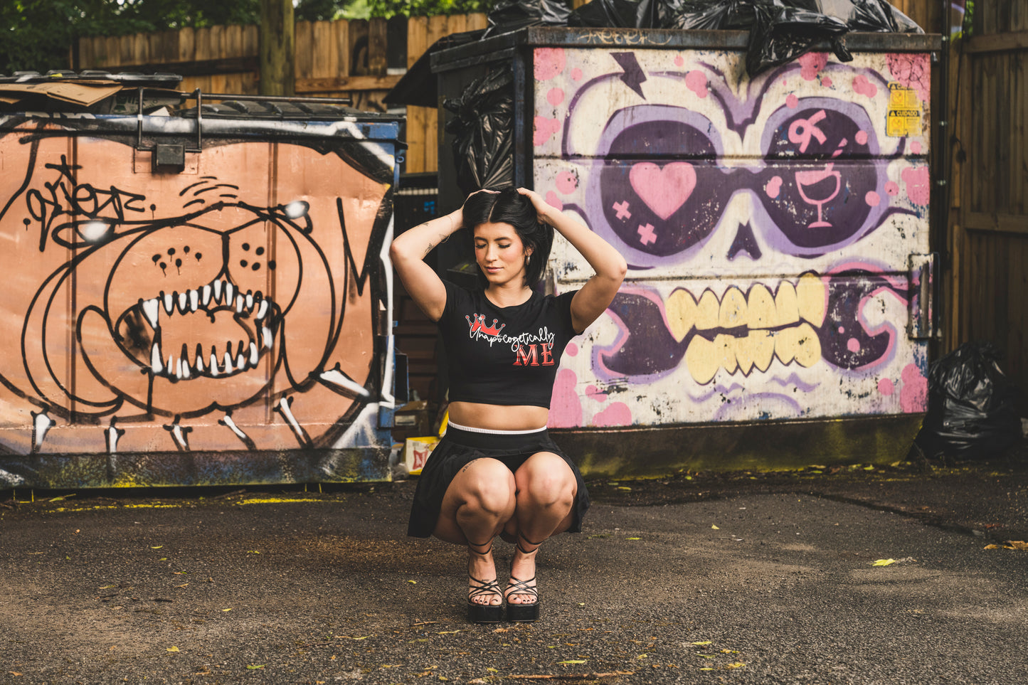 Unapologetically Me Babydoll Crop Top