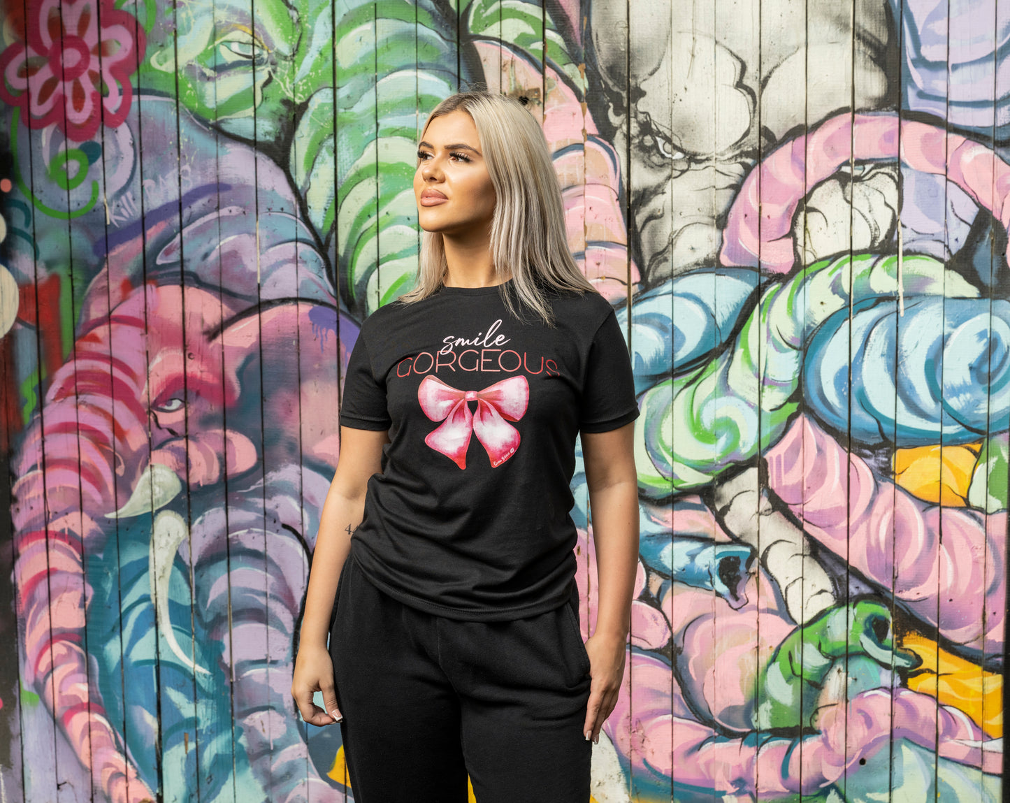 Smile Gorgeous 🎀 Fitted Tee