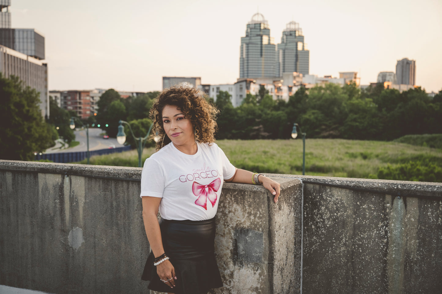Smile Gorgeous 🎀 Fitted Tee